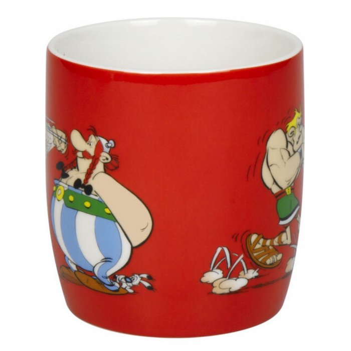Mug en porcelana Asterix y Obelix (Boxeo)"Könitz " - Imagen 4