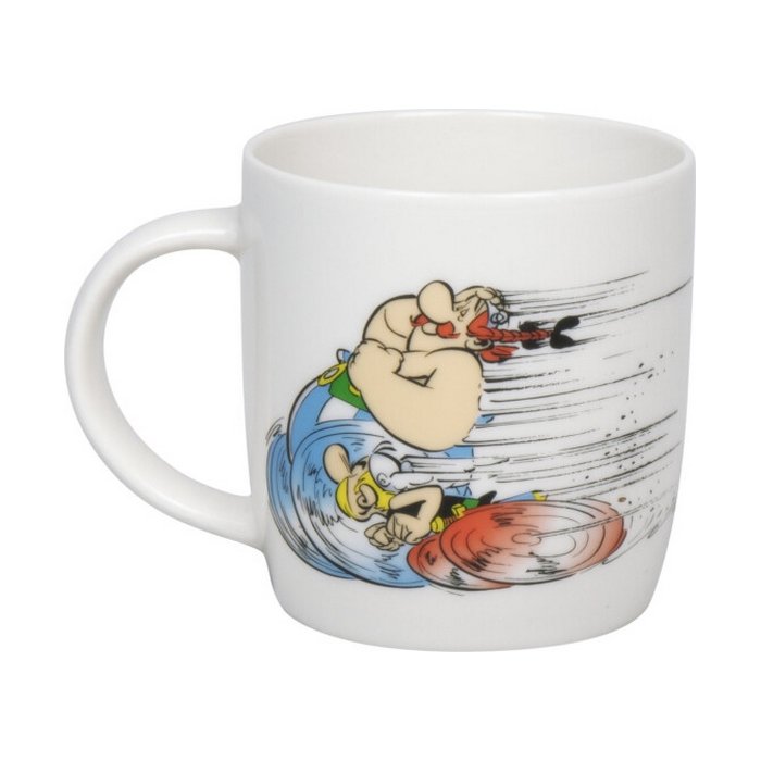 Mug en porcelana Asterix y Obelix running"Könitz " - Imagen 3