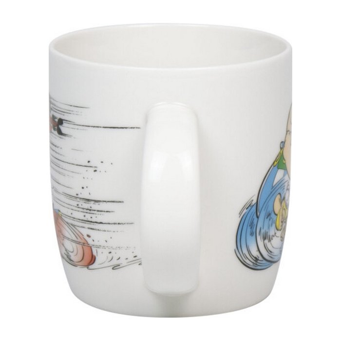 Mug en porcelana Asterix y Obelix running"Könitz " - Imagen 4