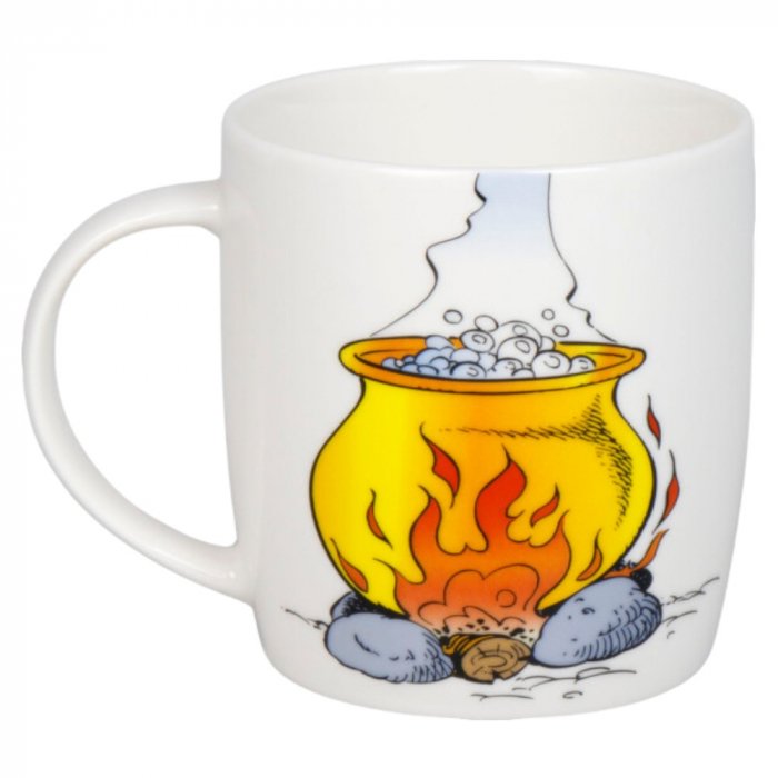 Mug en porcelana Asterix y Obelix (La hora del té)"Könitz" - Imagen 3