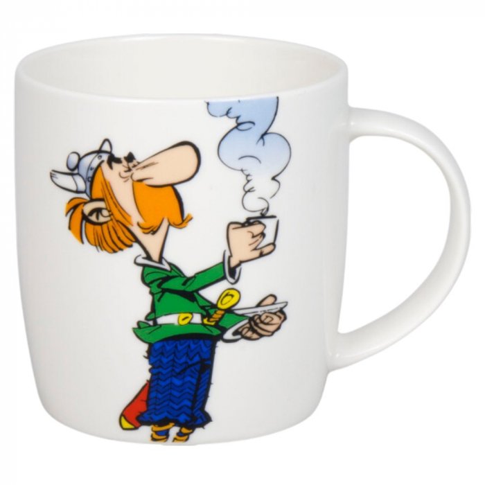 Mug en porcelana Asterix y Obelix (La hora del té)"Könitz"