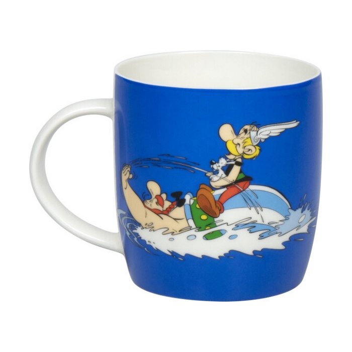 Mug en porcelana Asterix y Obelix (Natación) "Könitz "