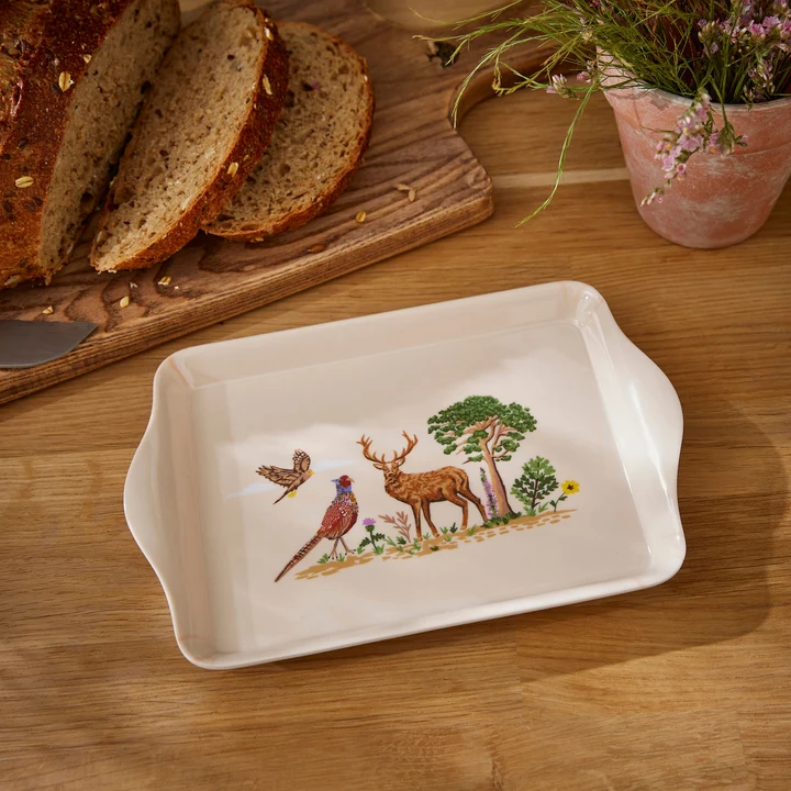 Bandeja decorativa Thistlewood en color verde. "ULSTER WEAVERS" - Imagen 4