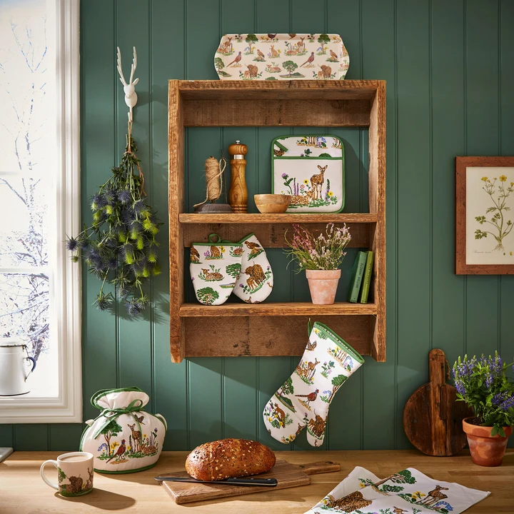 Bandeja decorativa Thistlewood en color verde. "ULSTER WEAVERS" - Imagen 3