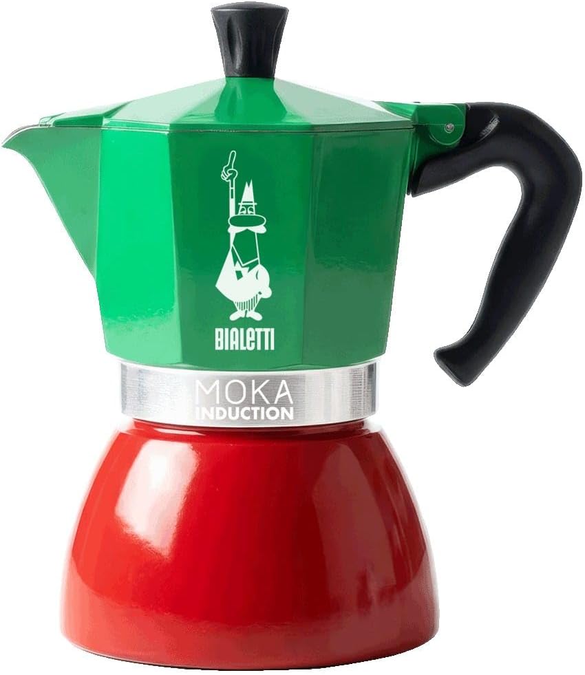 CAFETERA MOKA INDUCCIÓN CIAO ITALIA 6 TAZAS "BIALETTI"