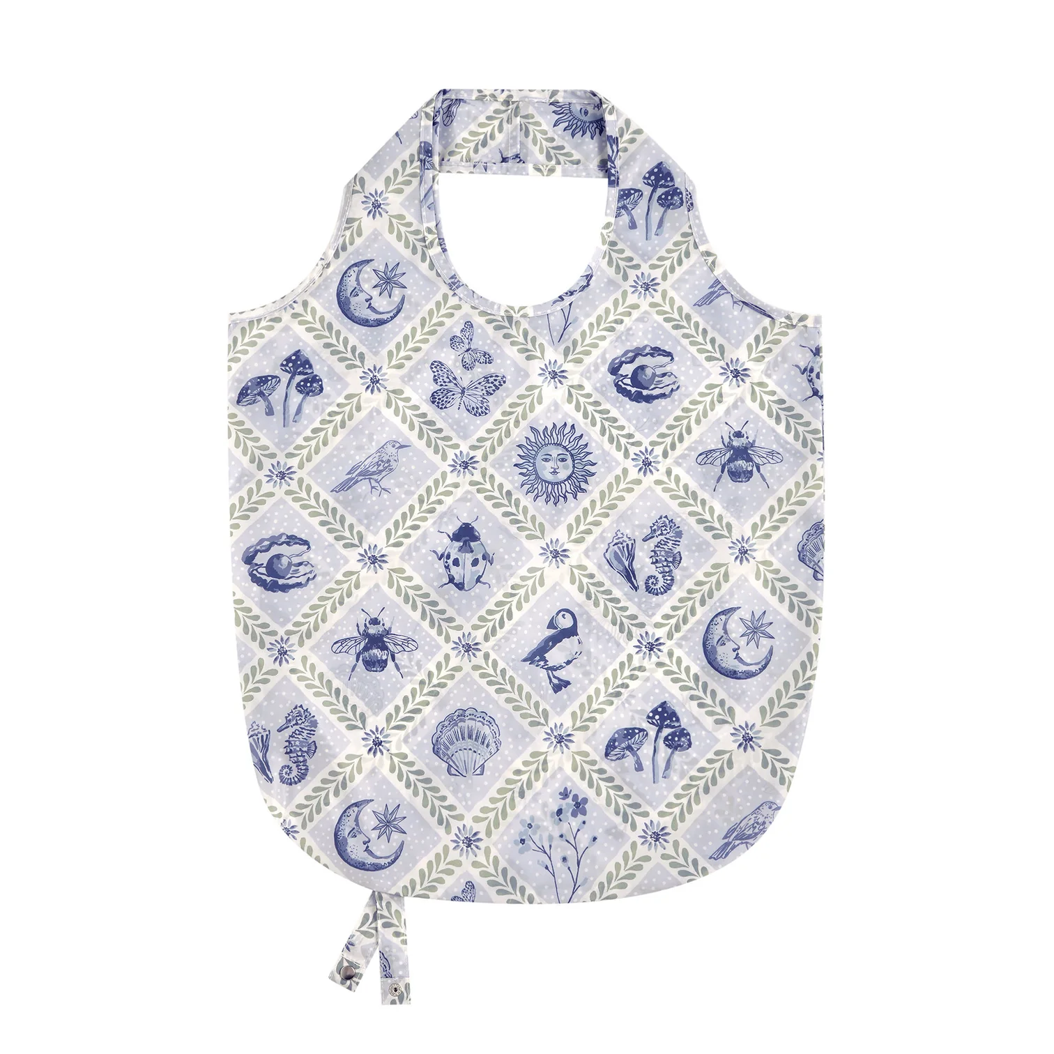 Bolso de mano plegable Coastal Treasures, tamaño mediano "ULSTER WEAVERS"