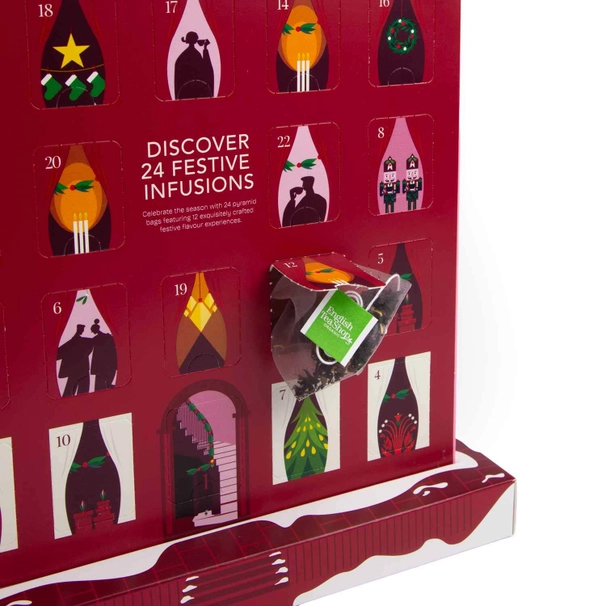 Calendario de Adviento de té Winter-Cottage, 24 piramides "ETS" - Imagen 3