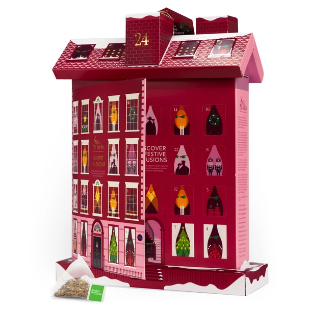 Calendario de Adviento de té Winter-Cottage, 24 piramides "ETS" - Imagen 4