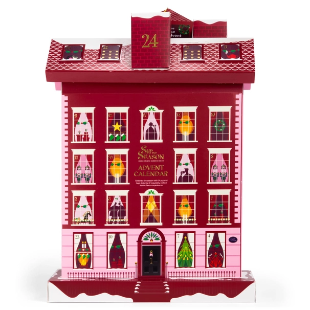 Calendario de Adviento de té Winter-Cottage, 24 piramides "ETS" - Imagen 2